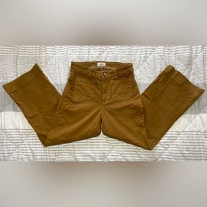 Marine Layer Bridget Slim Wide Leg Crop Pant